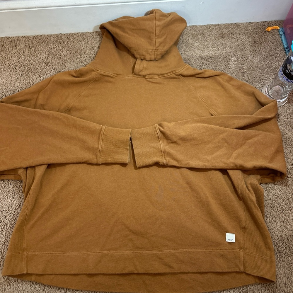Vuori Cozy Hoodie in Caramel Brown